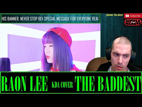 K/DA - THE BADDEST┃Cover by Raon Lee Reaction