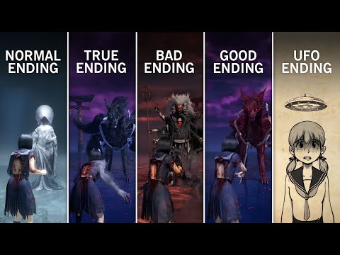 Silent Hill f All Endings | Normal Ending, True Ending, Bad Ending, Good Ending & UFO Ending