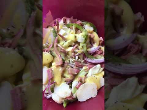Corned Beef N Cabbage Salad w/ Jalapeño Honey Mustard...