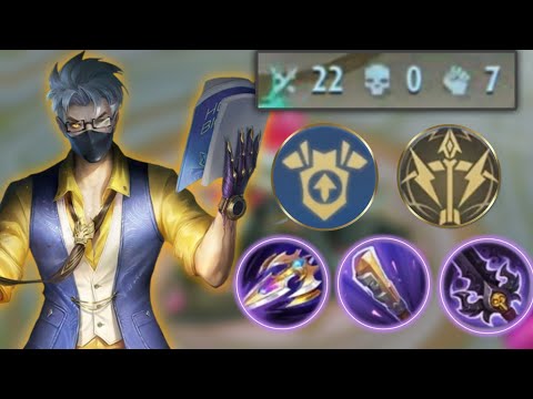 22 KILLS!! HANZO BEST BUILD AND EMBLEM 100% OP!! | Hanzo Top Global Gameplay Mobile Legends MLBB