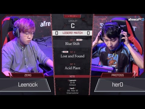 [2018 GSL Season 3] Code S Ro.16 Group C Match4 Leenock vs herO