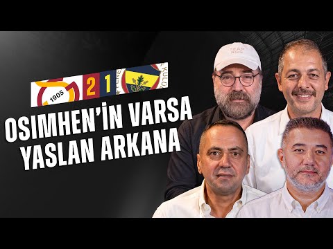 Galatasaray-Fenerbahçe maç sonu | Haluk Yürekli İbrahim Seten Ali Naci Küçük Hikmet Pınarbaş