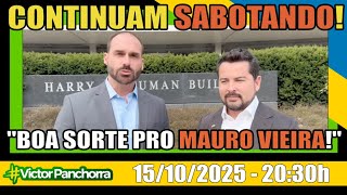 EDUARDO BOLSONARO E PAULO FIGUEIREDO CONTINUAM AGINDO COM O GOVERNO TRUMP PARA SABOTAR O BRASIL!