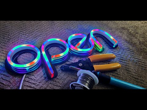 How to make a Neon Sign | Multi Color RGBIC LED Strip) | A Beginner to Pro Tutorial