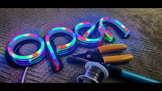 How to make a Neon Sign | Multi Color RGBIC LED Strip) | A Beginner to Pro Tutorial