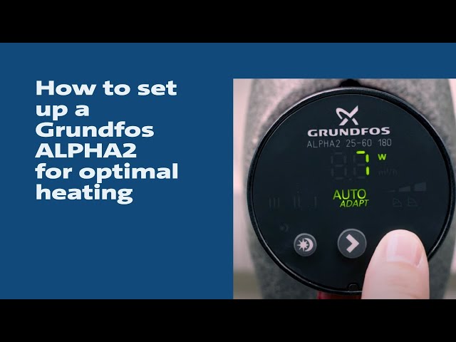 grundfos Alpha2 cirkulācijas sūknis 25-40 180 pn10