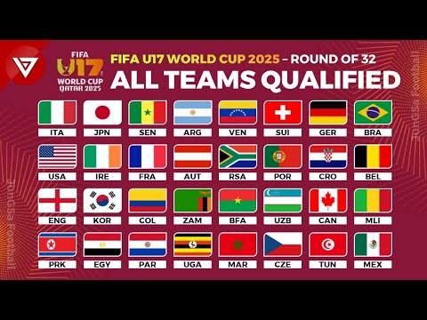 🔴FIFA U17 World Cup 2025: Round of 32 All Teams Qualified & Final Standings Table
