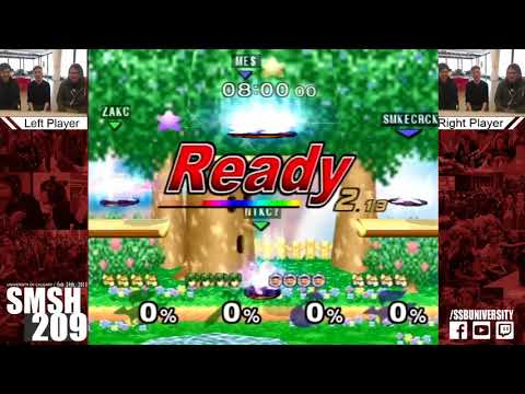 SMSH 209 - ISIS + ME$ | YVNGGARBAGE vs. Qwuv + Swan - Melee Doubles LQ