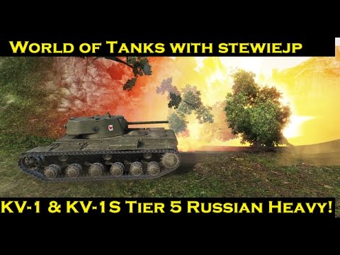 World of Tanks Tier 5 Russian Heavy Tanks - KV-1 & KV1S