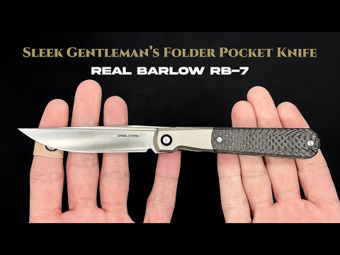 Real Steel Barlow RB-7 Gentleman's Folder Knife