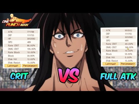 Full Crit VS Full ATK - Mari Kita Experimen - OPM The Strongest Indonesia