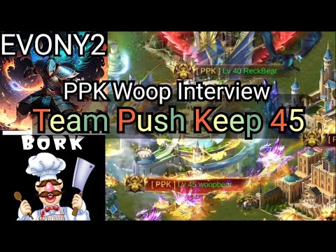 Evony | EVONY2 | Bigs Interviews Series |  K45 Interview With WoopAndBork from 1119 PPK
