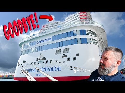 SAD TO SAY GOODBYE!  OUR LAST DAY ON CARNIVAL CELEBRATION | NASSAU BAHAMAS | THE CRUISE WORLD