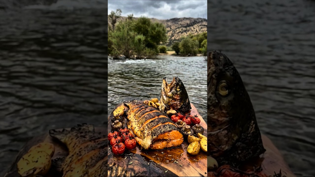 Have you ever eaten a salmon steak this delicious in nature?