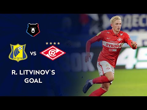 Litvinov`s goal in the match against FC Rostov