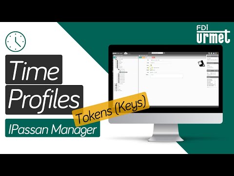 How to Add a Time Profile for Tokens (Keys) - Urmet IPassan Manager
