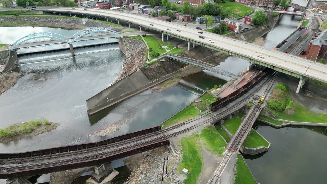 Canal Place and the Potomac River, Cumberland, MD