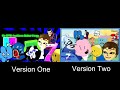 My BFDI Auditions Edited Thingy Versions 1 And 2 Side By Side Comparison