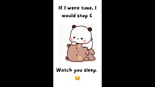 Watching you sleep 😋 | Short and sweet love status | Love quotes status video #shorts