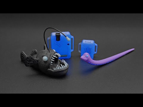 3D Hangouts –  Cases for Sparkle Motion, Angler Fish and AI Generated Blinka