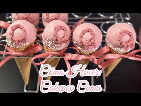 How To Make: Cake pop Cones