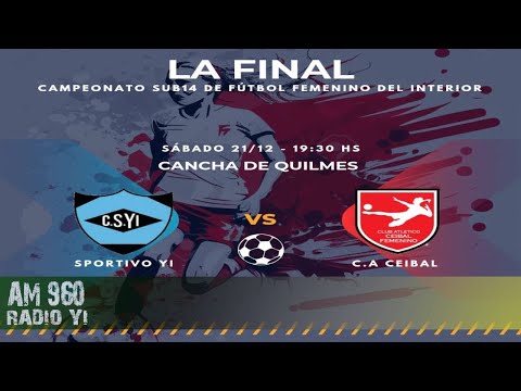 FINAL CAMPEONATO SUB 14 FEMENINO - SPORTIVO YI 2 (1) - 4 (2) C. A CEIBAL - 21/12/2024