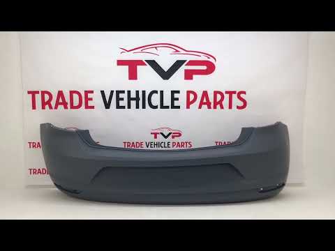 Fits VW Polo 2014-2017 Rear Bumper Primed Gray No Pdc Holes No Exhaust Cut Out video
