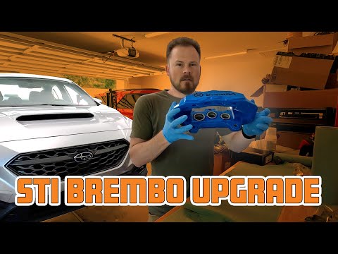 Installing Subaru STi Brembos on the 2022 VB WRX
