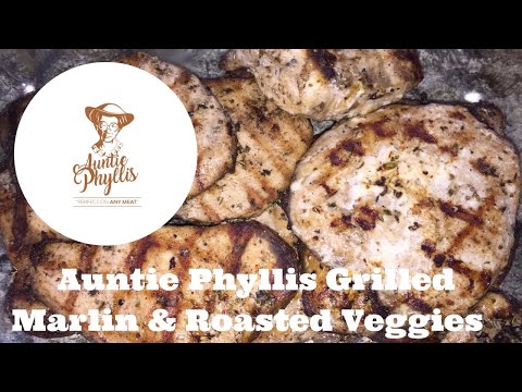 Auntie Phyllis Grilled Fish and Roasted Veggies