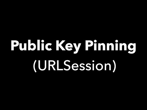 SSL Pinning in iOS using Swift - Part 4 (Public Key Pinning using URLSession)