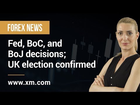 Forex News: 30/10/2019 - Fed, BoC, and BoJ decisions; UK election confirmed