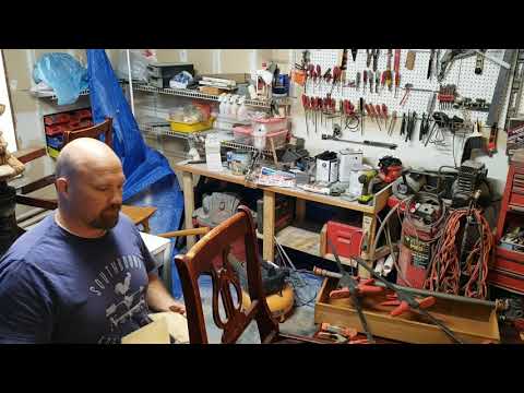 How To Refinish A Beautiful Chippendale Dining Set