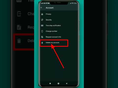 How to delete WhatsApp account permanently || WhatsApp account delete kaise kare #shorts