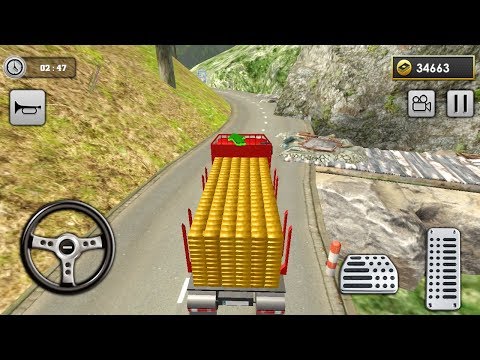 (Truck Driving Transport Gold Game) - Truck Games - Truck Driving Games - Racing Games Video