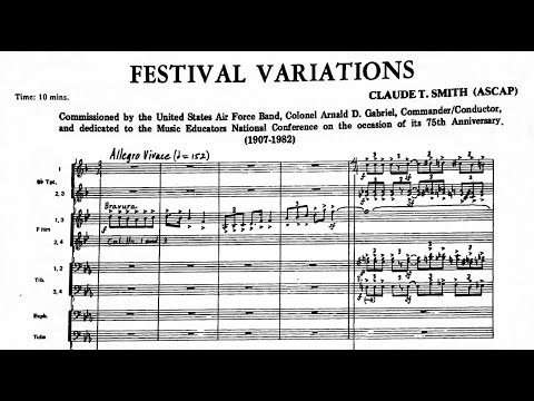 [NHK Symphony] Festival Variations - Claude T. Smith (for concert band)