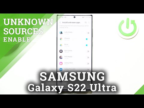 How to Turn On Unknown Sources on SAMSUNG Galaxy S22 Ultra