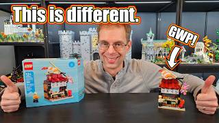 YouTube thumbnail: A New Lego GWP Series has Arrived!  Japanese Restaurant Review
