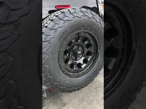 New tires BFG KO2 285-70-R17 with Moto Metal MO990 17x9 offsets-12 on My Jeep Wrangler JLU 2019