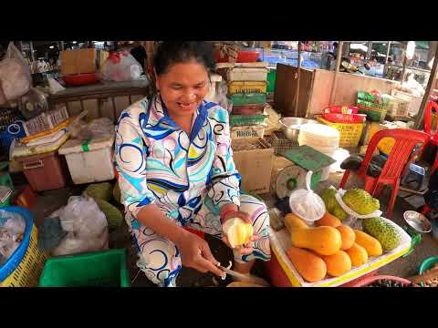 Amazing Morning Market Tour at my countryside | Foods and Life of Khmer People at the community