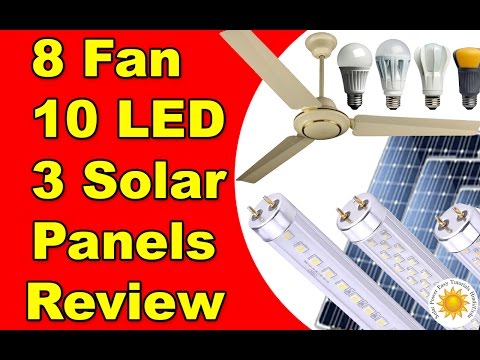 450 Watts Solar system 8 Fan 10 led Lights Detail in Urdu Hindi Video