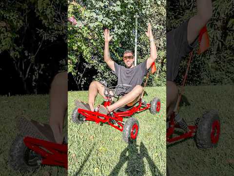 Esse KART com suspensão OFF-ROAD é incrivelmente divertido! 🏎️💨