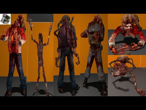 Half-Life 2: Zombie Headcrab Detach Animation Gallery #HalfLife #HalfLife2 #Games #Gaming