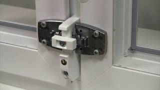 Montage Fenster-Zusatzschloss für Doppelflügelfenster DFS95