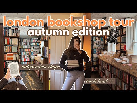 finding london's best independent bookshops 🍂📔☕️ autumn edition