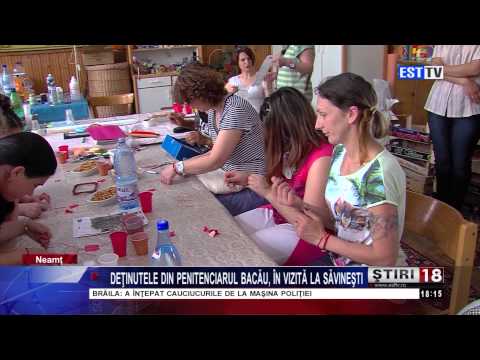 Stire EST TV   Detinutele din Penitenciarul Bacau in vizita la Savinesti   12 IUNIE 2014