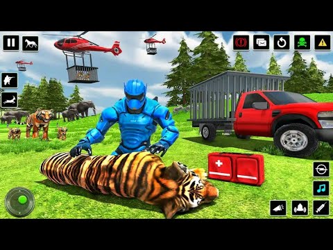 Police Robot Animal Rescue Simulator -  Robot Police Rescue Animal Truck Driving - Android GamePlay