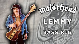 Lemmy Bass Rig - Motorhead -" Know Your Bass Player"