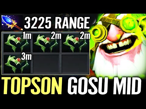 🔥 TOPSON Sniper MID 4x Wraith Band + Aghanim — MAX AGI 3225 Range Stun GOSU Style Dota 2 Pro