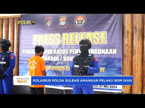 POLAIRUD POLDA SULBAR AMANKAN PELAKU BOM IKAN