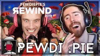 Asmongold Reacts to YouTube Rewind 2018 but it's actually good by PewDiePie
